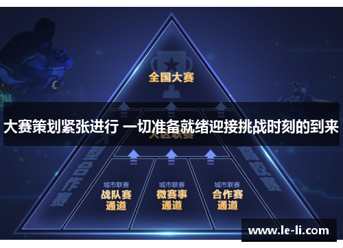 大赛策划紧张进行 一切准备就绪迎接挑战时刻的到来