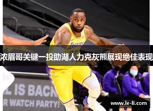 浓眉哥关键一投助湖人力克灰熊展现绝佳表现